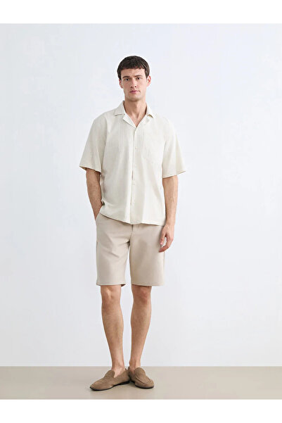 LC Waikiki Ανδρικό σορτς μπεζ Standard Fit