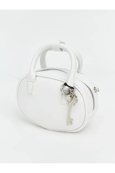 LC Waikiki Γυναικεία τσάντα ώμου White Leather Look