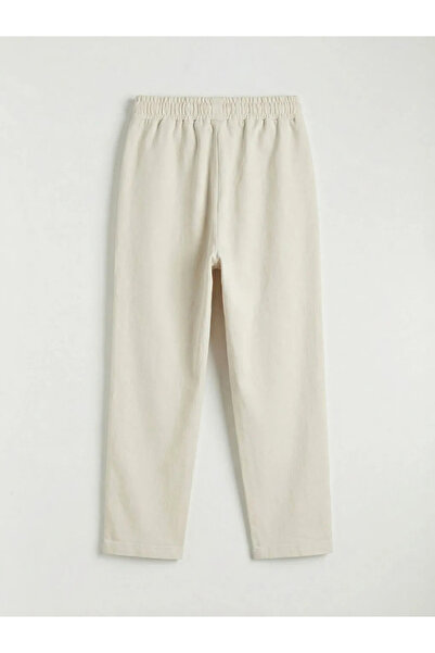 LC Waikiki Γκρι ελαστικό αγορίστικο παντελόνι μέσης