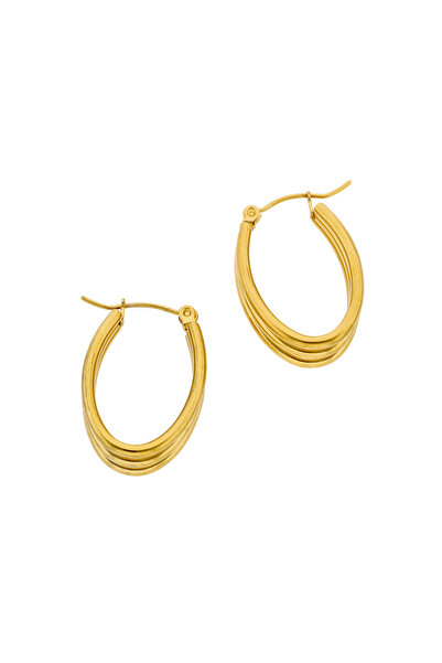 usha white label Σκουλαρίκια με αρθρωτό κούμπωμα