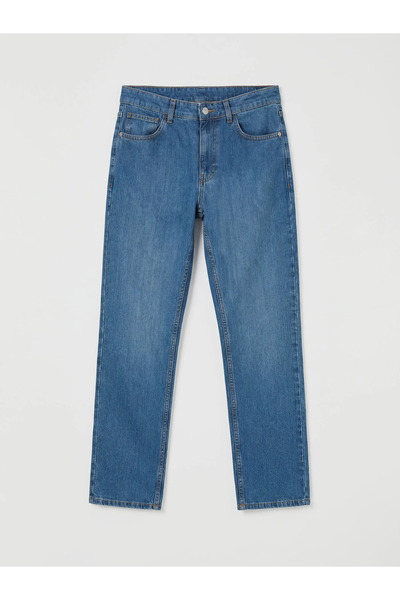 LC Waikiki Μπλε 779 Ανδρικό τζιν παντελόνι κανονικής εφαρμογής