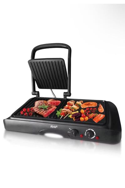 raf Ηλεκτρική ψησταριά 2 σε 1 R2695, 1600W, διπλή ψησταριά, αντικολλητική επι...