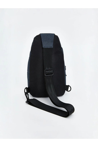 LC Waikiki Black Multi-Compartment Men's Chest Bag