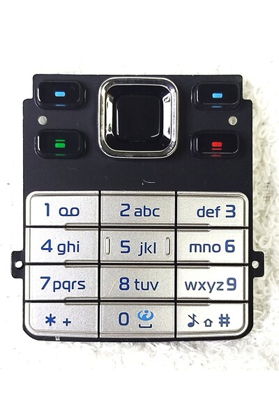 Nokia 6300 Orijinal Tuş Takımı Silver