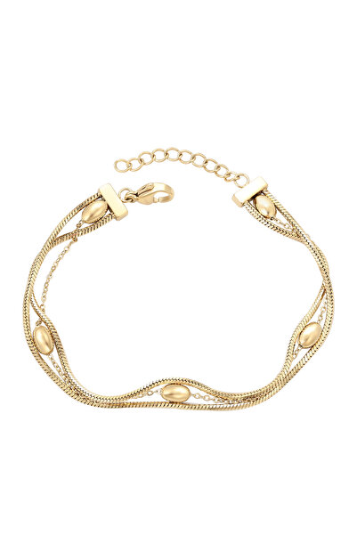 Faina Πολύκλωνο βραχιόλι αλυσίδα φιδιού