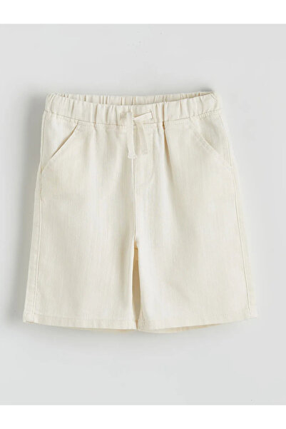 LC Waikiki Μπεζ σορτς γαμπαρντίνα για αγόρια