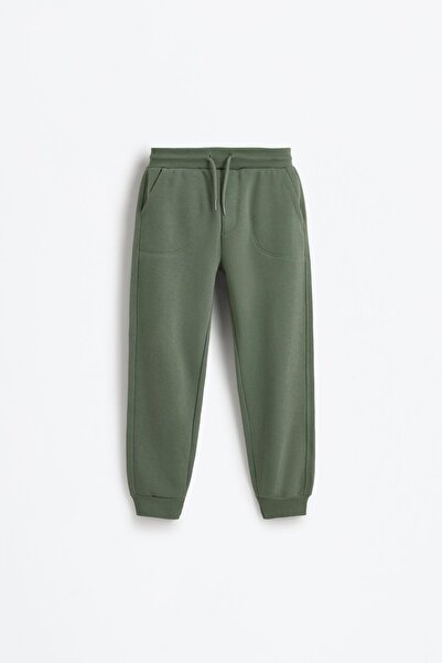 LEFTIES Dikişli pamuklu jogger pantolon