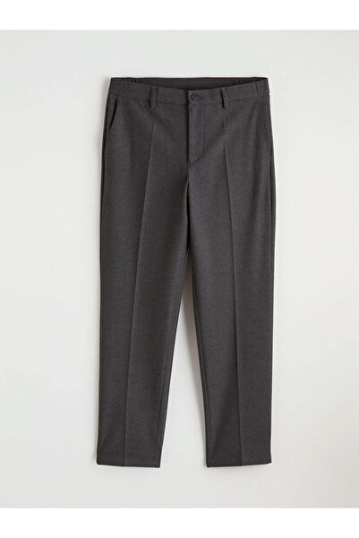 LC Waikiki Γκρι ανδρικό παντελόνι Dobby Standard Fit