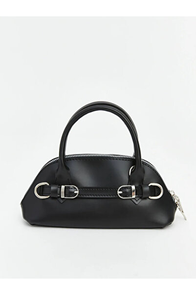 LC Waikiki Γυναικεία τσάντα ώμου Black Leather Look