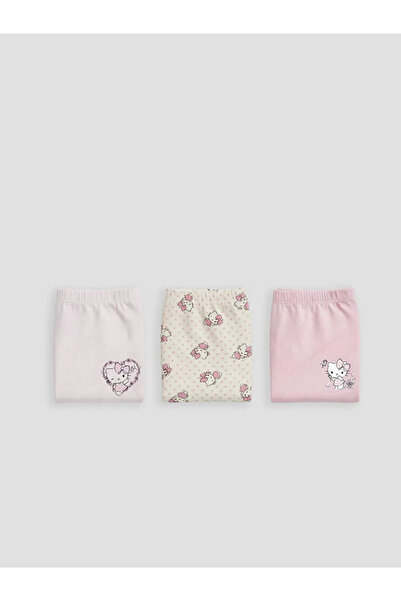 LC Waikiki Boxer cu imprimeu Hello Kitty pentru fetițe, galben, pachet de 3