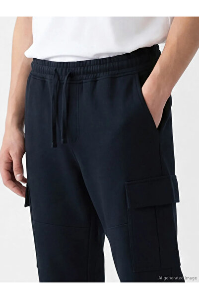 LC Waikiki Ανδρικό παντελόνι Cargo Navy Blue Standard Fit