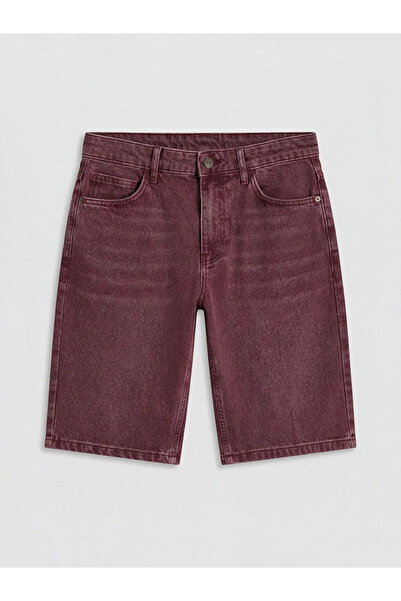 LC Waikiki Ροζ ανδρικό τζιν σορτς κανονικής εφαρμογής