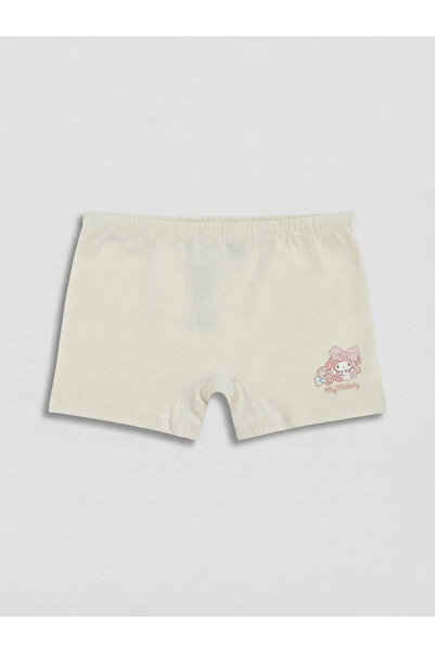 LC Waikiki Ecru My Melody Licensed Παιδικά Μποξεράκια για Κορίτσια 3 τεμαχίων