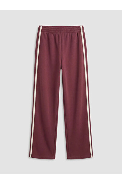 LC Waikiki Ecru brooklyn printed girl's sweatshirt and sweatpants