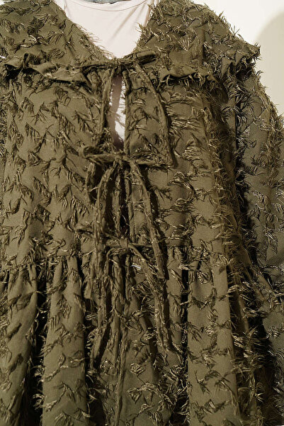 Lavanta Tekstil Κιμονό με φούντες και δέσιμο μπροστά