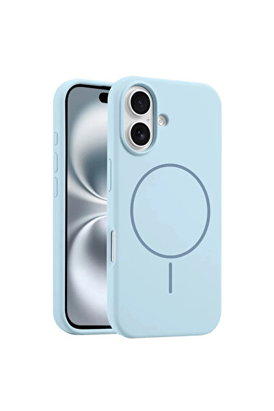 UnDePlus Apple iPhone 16 Kılıf Lansaman Silikon M-Safe Magnetik Şarj Jully Kapak