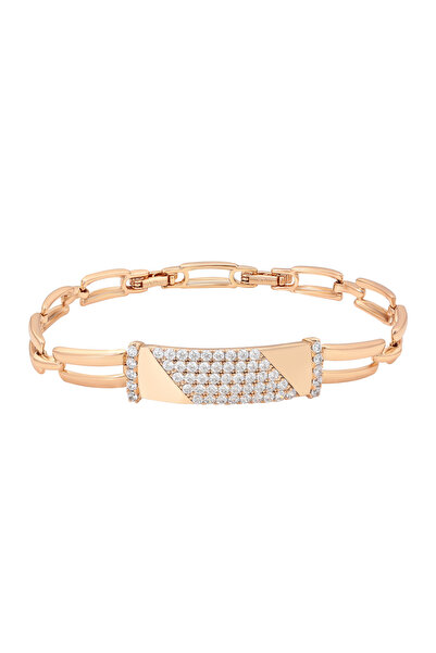 Faina Link Bracelet With Rhinestones