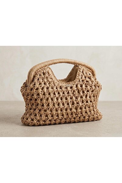 sumoda Γυναικεία εισαγόμενη ψάθινη τσάντα ώμου και χειρός