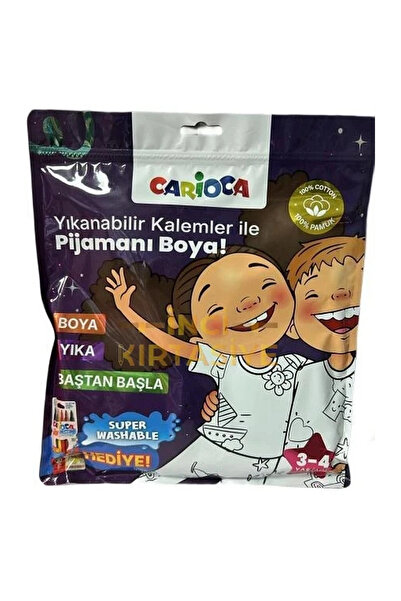 TOYFEST Paintable Pajamas with Pen Gift for 3-4 Years Old