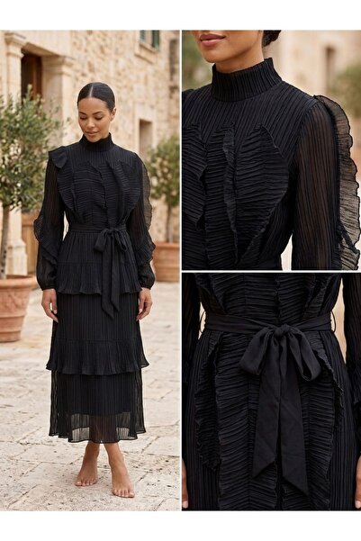 Rabiossa Women's Flounce Detailed Dress