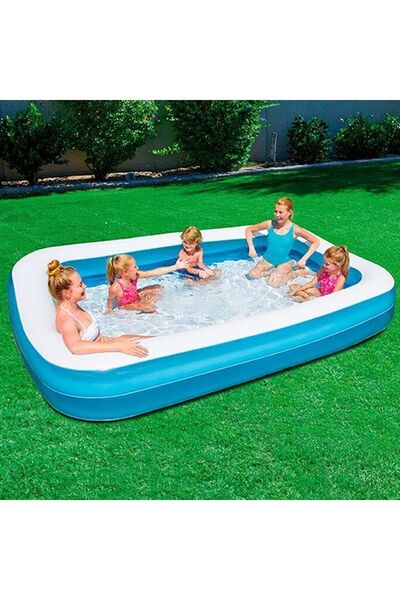 BESTWAY Aile Boyu Eğlence Şişme Havuzu 305x183x46 cm, Yaz Keyfi İçin Perfect