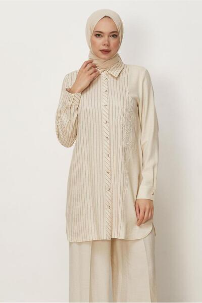 Alvina ΛΙΝΕΟ ΠΟΥΚΑΜΙΣΟ ΜΕ ΓΙΑΚΑ ΤΟΥΝΙΚ 46433