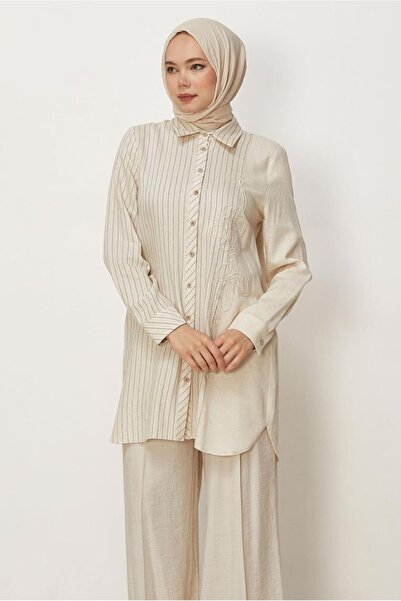 Alvina ΛΙΝΕΟ ΠΟΥΚΑΜΙΣΟ ΜΕ ΓΙΑΚΑ ΤΟΥΝΙΚ 46433