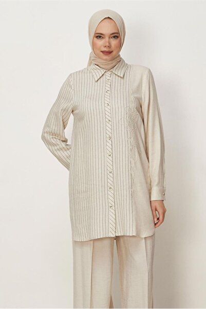 Alvina ΛΙΝΕΟ ΠΟΥΚΑΜΙΣΟ ΜΕ ΓΙΑΚΑ ΤΟΥΝΙΚ 46433