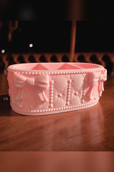 Genç 3D Οργανωτής γραφείου με λεπτομέρειες από πέρλες και σχέδιο κορδέλας - Α...