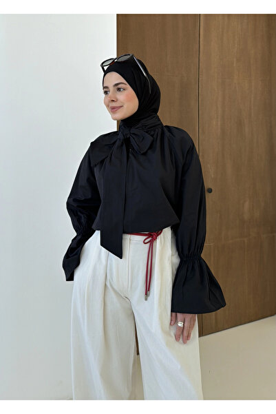 MODA AKSA FİYONK GÖMLEK SİYAH
