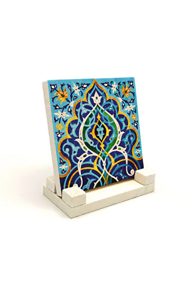 Sadrazam Πέτρινη Επιφάνεια Γραφείου με Κινεζικό-Ιρανικό Τυπωμένο Σχέδιο Τζαμι...