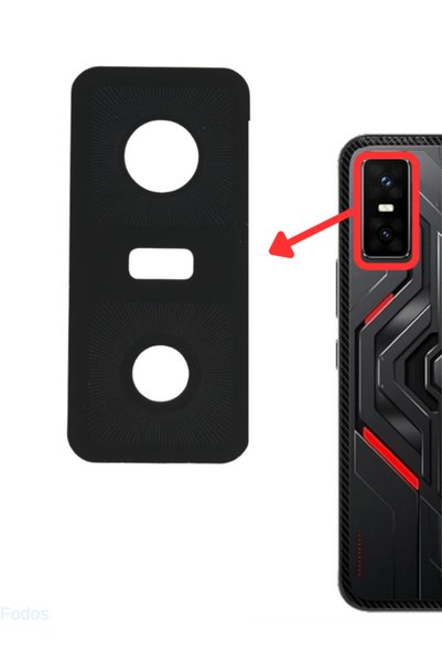 Fodos Infinix GT 30 Pro Arka Kamera Camı Lensi Yapışkanlı Dış Cam X6873 Uyumlu