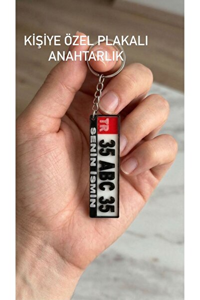 Kişiye Özel Plakalı Anahtarlık – İsimli & Araç Plakalı 3D Tasarım | Hediye Fikri 🎁