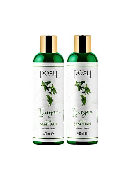 Poxy 400 Ml Nettle Extract Oil Hair Shampoo - X 2 Pieces