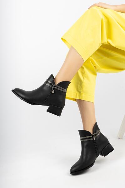 Moda Değirmeni Γυναικείες Πέτρινες Μπότες Md1092-116-0001