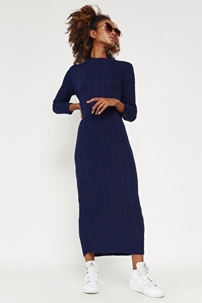 Hopoi Жіноче темно-синє трикотажне плаття Cck9090