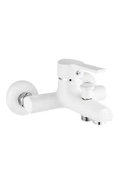HMS White Pearl Open Close Bathroom Faucet