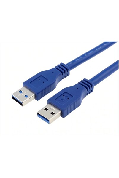 Alfais 5253 Usb 3.0 Erkek Erkek Ara Bağlantı Kablosu Uzatma Ekleme 1 Metre