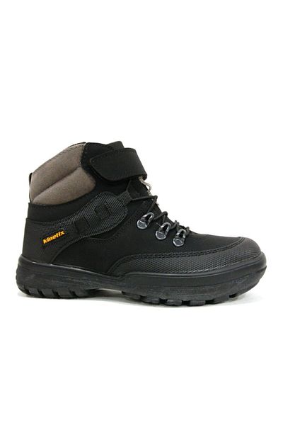 Kinetix Black Velcro Thermal Lined Children's Boots