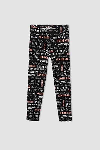 DeFacto Κοριτσίστικο μακρύ καλσόν με σχέδια