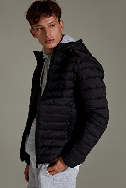 DeFacto Slim Fit Hooded Water Repellent Thermal Insulated Puffer Jacket