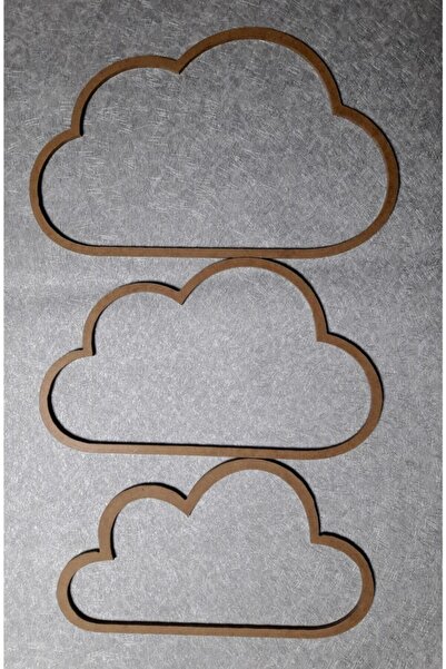 DMahşap 3 قطع من طوق السحاب الخشبي بدون براغي، صائدة الأحلام بسُمك 3 مم، طوق MDF لحياكة المكرامية