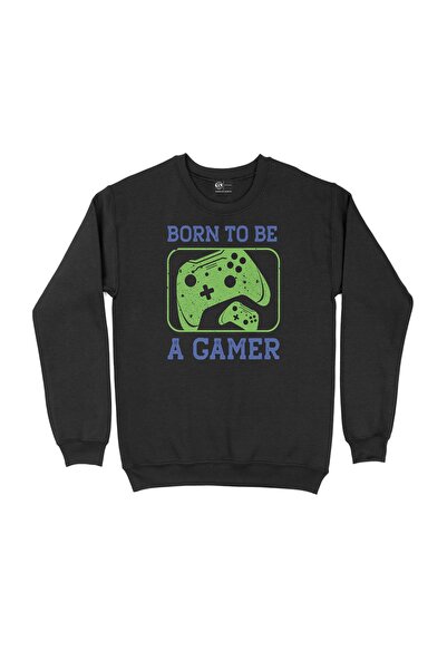 Cix Verde Born To Be A Gamer Negru Swea tricou