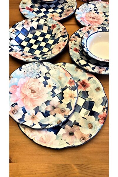 Ezem طقم أواني طعام ملونة مكون من 24 قطعة من Prs 131