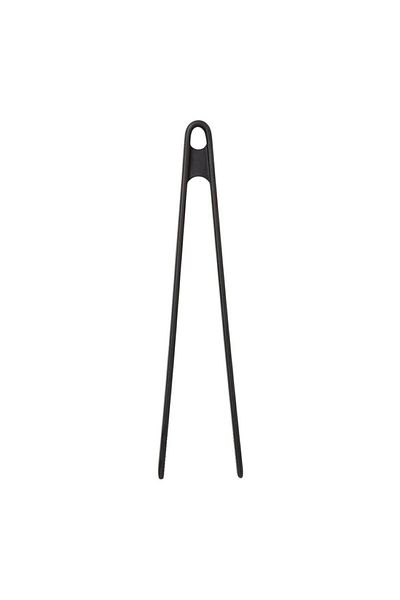 Ün-Ev Black Silicone Frying Tongs - 200-Syh