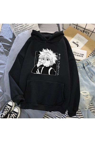 Köstebek Унисекс суичър с качулка Hunter X Hunter Killua FVRM Anime
