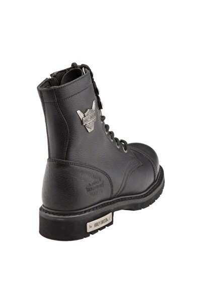 Harley Davidson Colmar Siyah Deri Erkek Bot