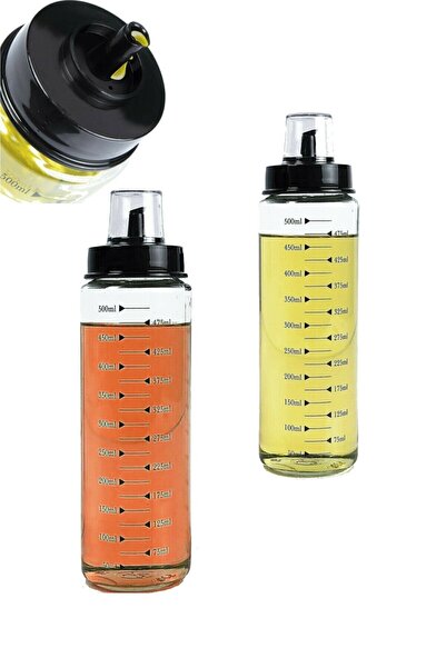 YzHome 2'li Damlatmaz Akıllı Cam Yağlık Ve Sirkelik 500 ml