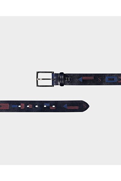 PAUL&SHARK Ανδρική υφαντή ζώνη C.w. Δέρμα