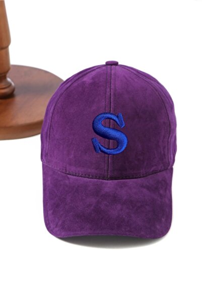 ŞapkaMania قبعة من جلد الغزال الأزرق الداكن